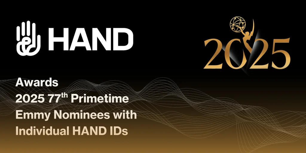 2025 77th Emmy Nominees awarded HAND IDs